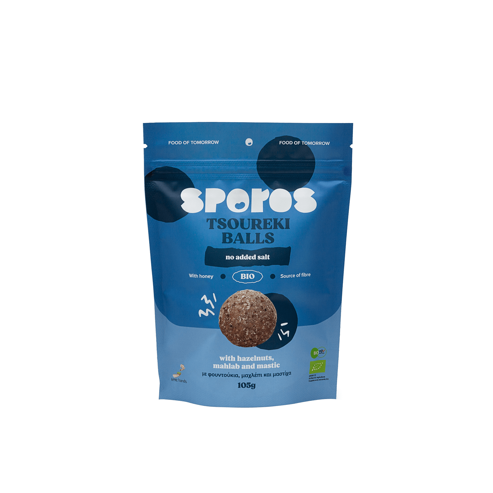 Tsoureki Balls Bio 100Gr Sporos Meals